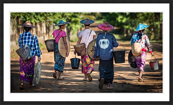 "Shan Women Walking Home" by Dorte Verner Photography