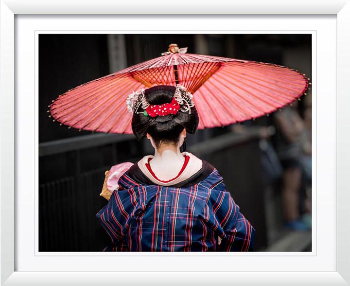 "Geisha Going to Work (A)" by Dorte Verner Photography