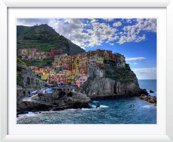 Manarola Seaside, Wall Art by Christopher Petsos