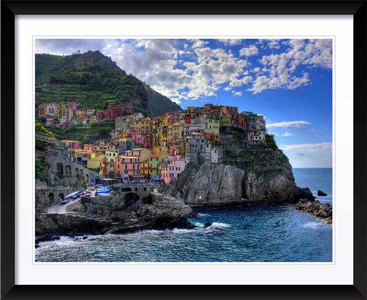 Manarola Seaside, Wall Art by Christopher Petsos