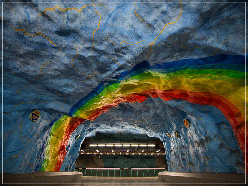 "Stadion Metro Station No.1 Stockholm 2016" by Christopher Petsos Photography-Artography Limited