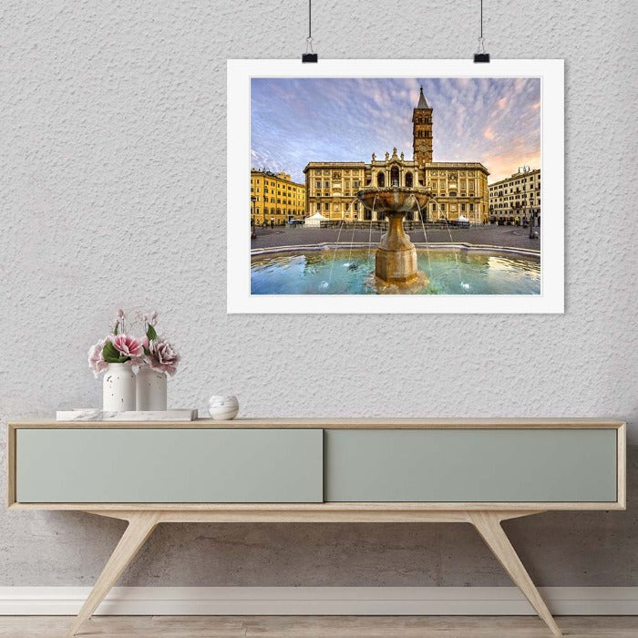 "Piazza di Santa Maria Maggiore Rome 2016" by Christopher Petsos Photography-Artography Limited