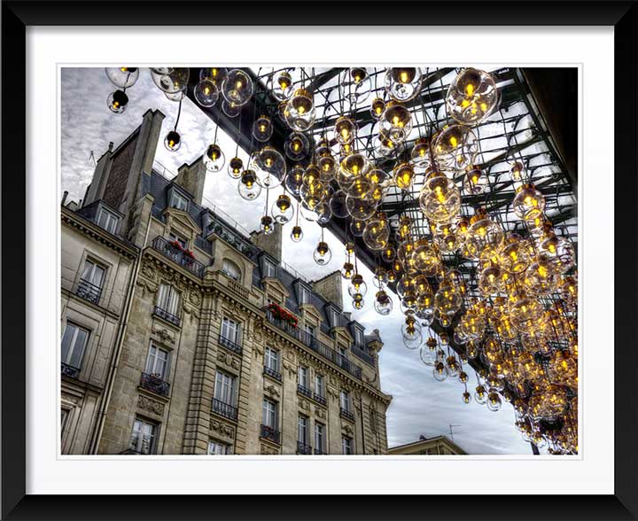 Lanterns of Le Bon Marché Paris 2015, Wall Art by Christopher Petsos