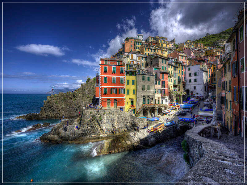 "Riomaggiore Seaside Cinque Terre 2016" by Christopher Petsos Photography-Artography Limited