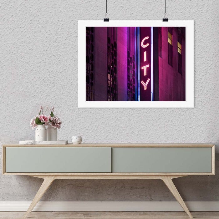 "Neon City, New York 2016" by Christopher Petsos Photography-Artography Limited