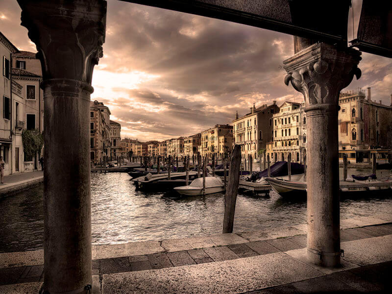 "Sunburst Over the Grand Canal" by Christopher Petsos Photography-Artography Limited