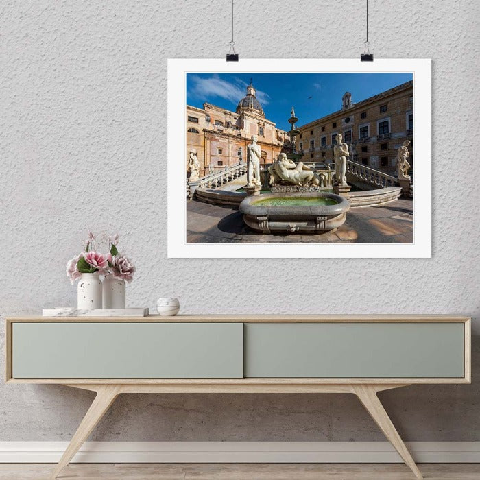 Fountain of Shame, Wall Art by Christopher Petsos