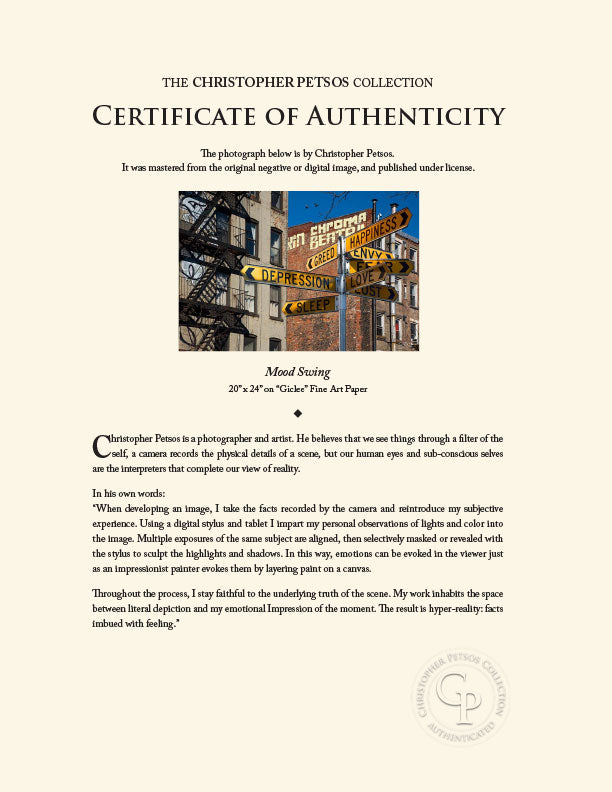 "Mood Swing" by Christopher Petsos Photography