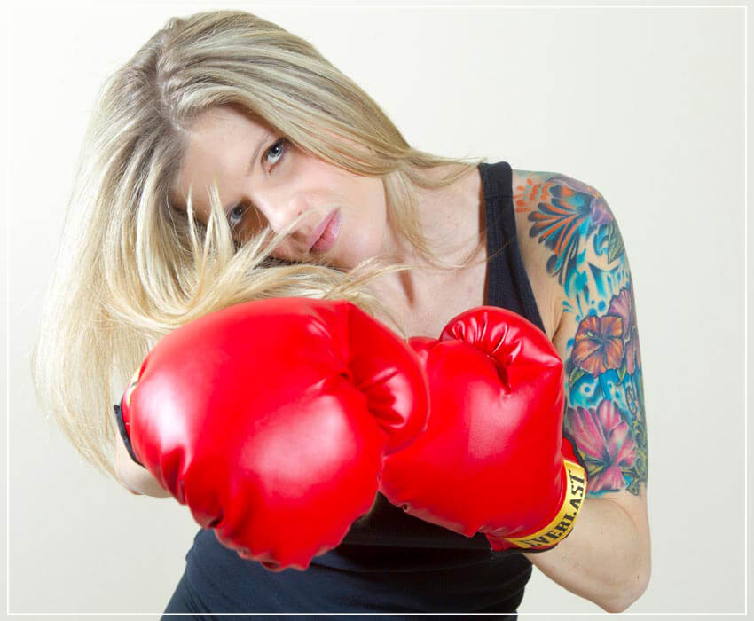 "Boxing Girl" by Chuck Solomon Photography-Artography Limited