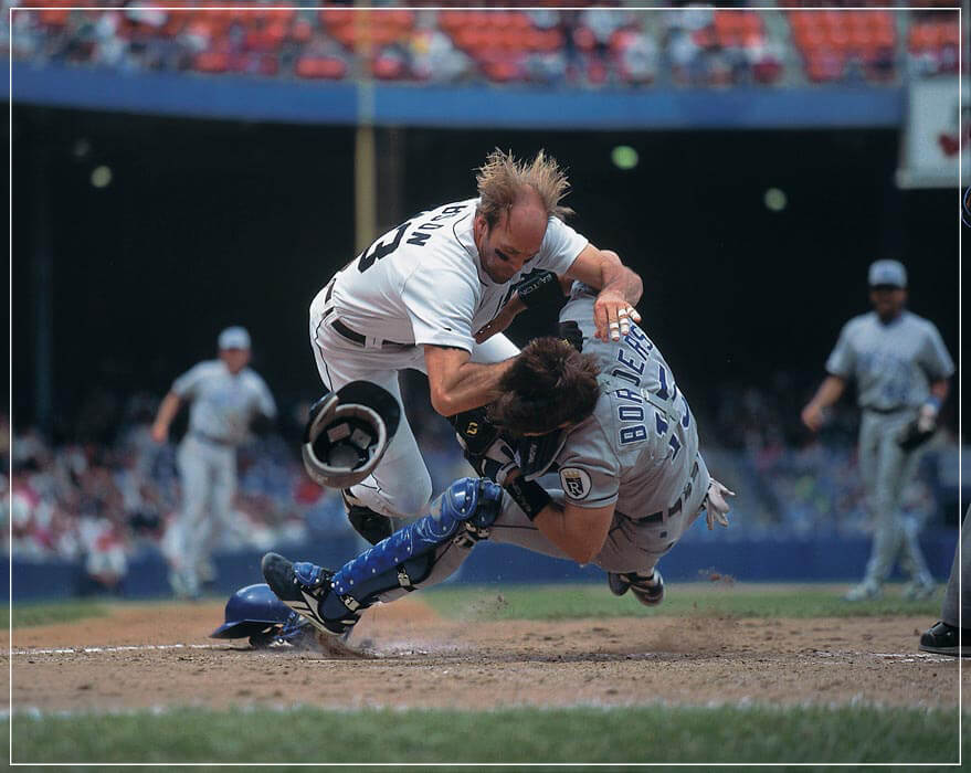 "Gibson at the Plate" by Chuck Solomon Photography-Artography Limited