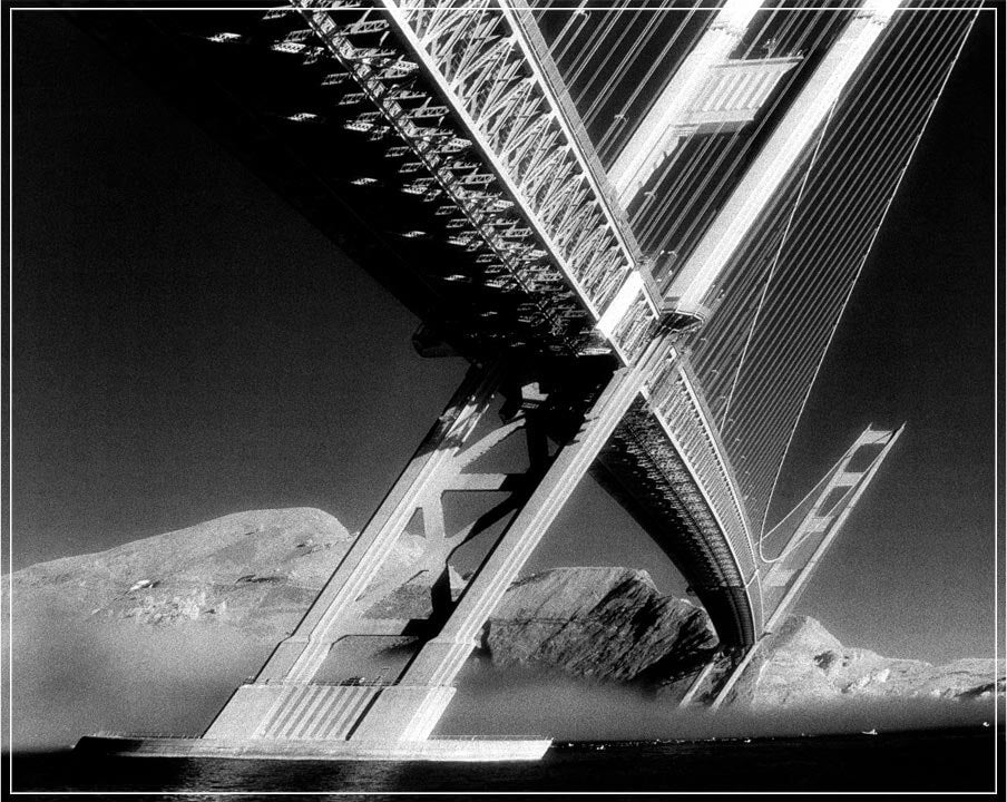 "Golden Gate Bridge, grey" by Daniel Furon Photography-Artography Limited