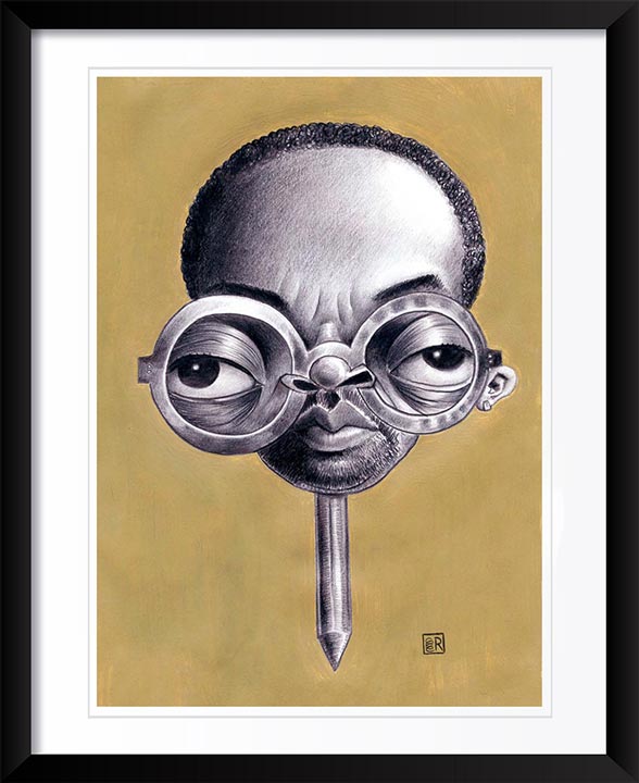 "Spike Lee" by Dan Springer, Caricature Art