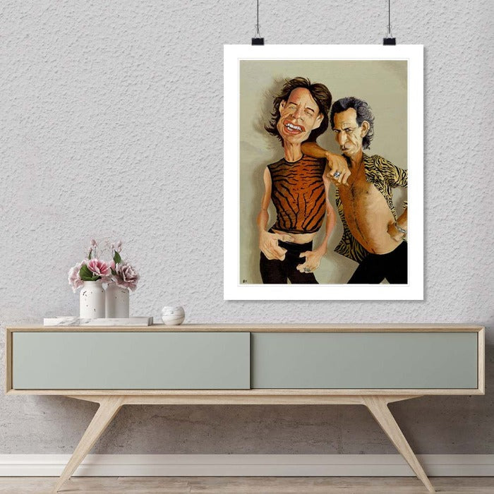 "Mick Jagger & Keith Richards" by Dan Springer Photography-Artography Limited