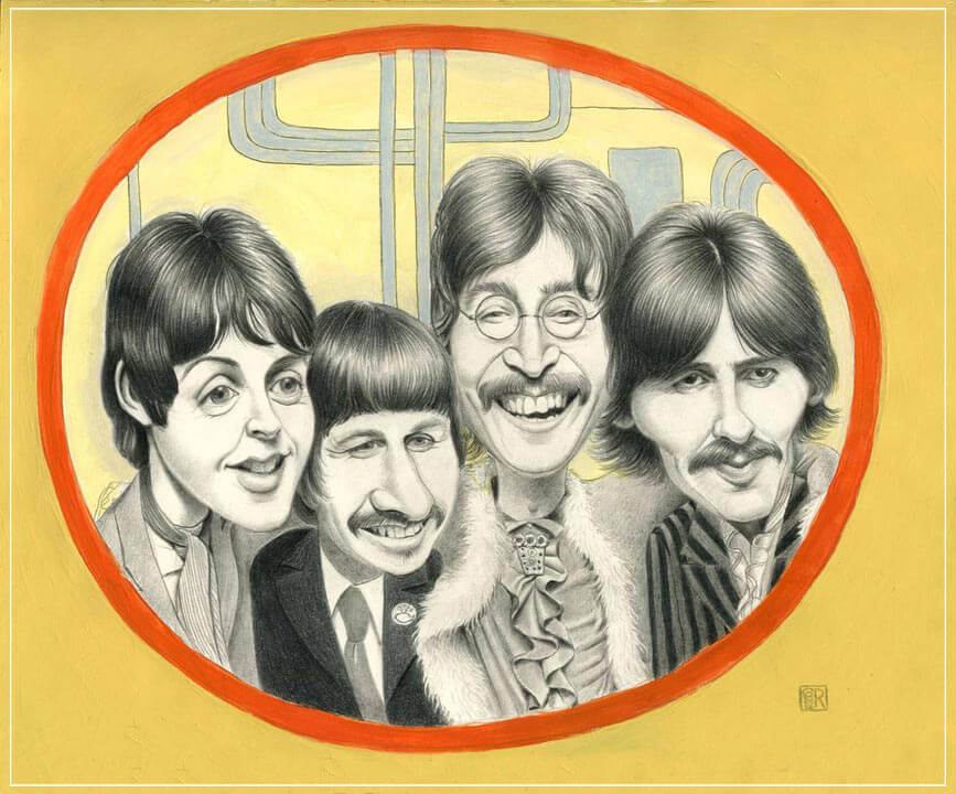 "The Beatles - 50th Anniversary Yellow Submarine" by Dan Springer Photography-Artography Limited