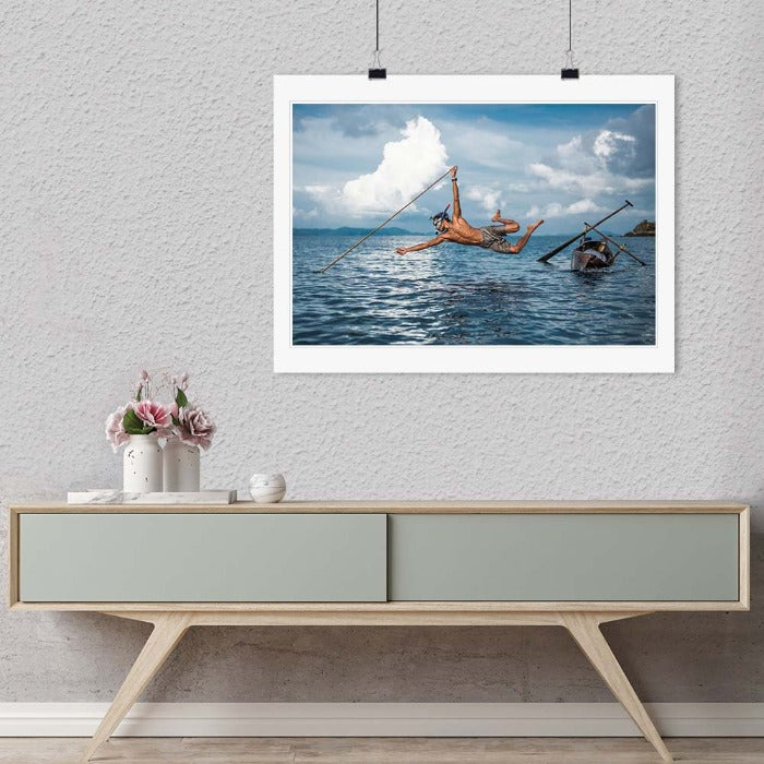 "Disappearing fishing method by Moken" by Dorte Verner Photography-Artography Limited