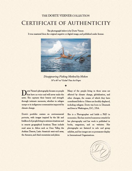 "Disappearing fishing method by Moken" by Dorte Verner Photography-Artography Limited