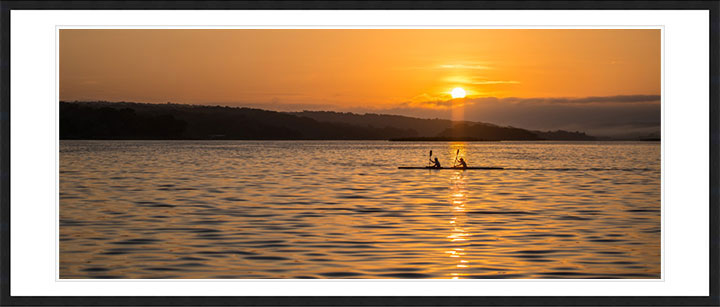 "Rowing in the Sun Rise" by Dorte Verner Photography