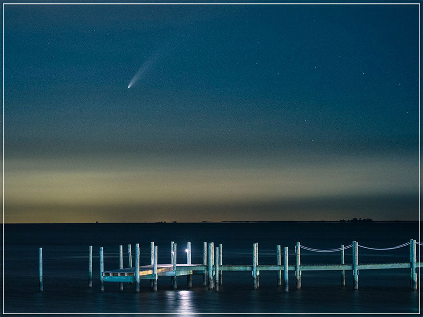 "Comet Over The Bay" by Eve Turek Photography