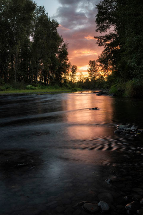"Sunset Over the Molalla" by Joshua Johnston Photography
