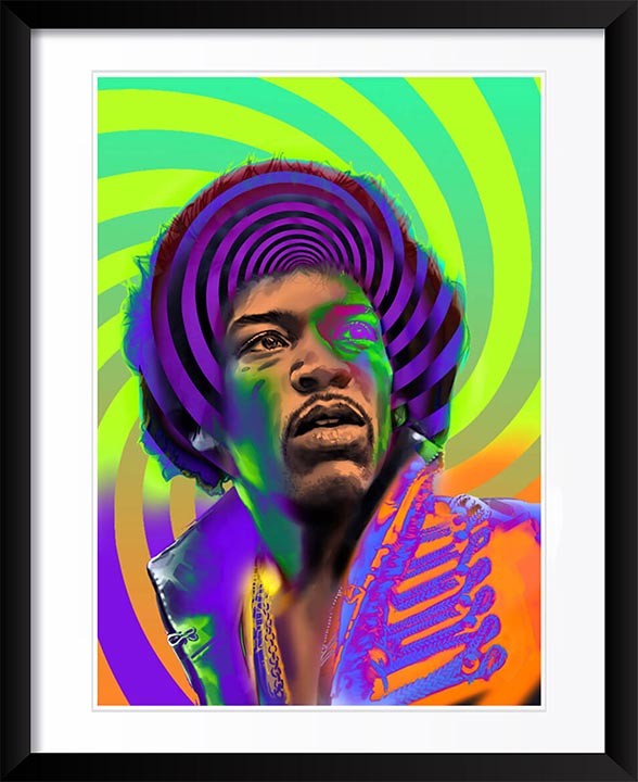 "Jimi Hendrix" by Metin Salih