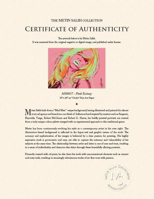 "Pink Ecstasy" by Metin Salih