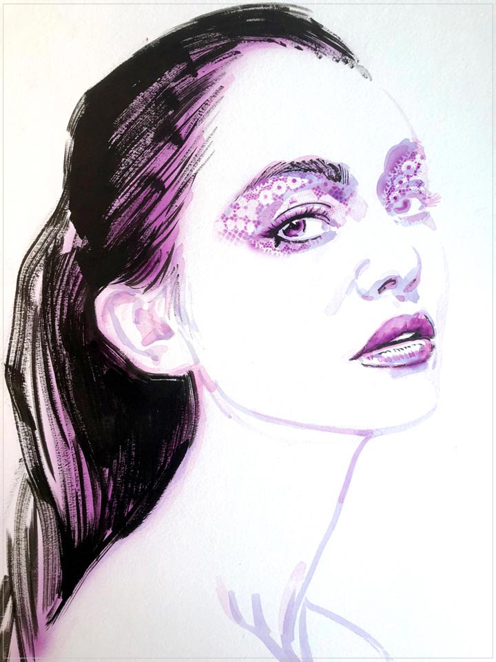 "Purple Lace" by Metin Salih