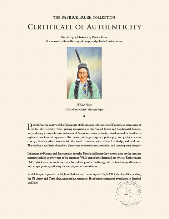 "White Bear" by Patrick Faure-Artography Limited