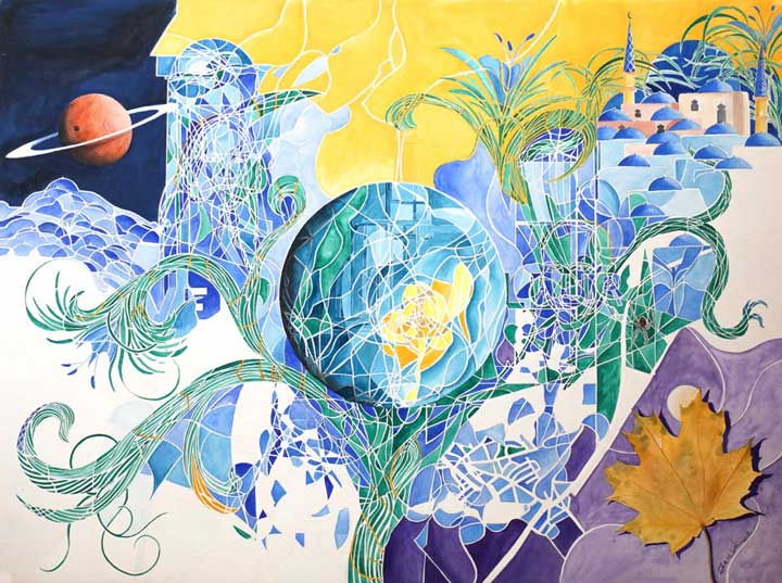 "Garden with Saturn" by Patrick Faure