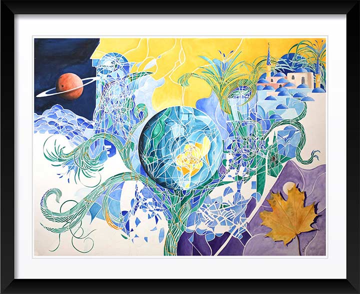 "Garden with Saturn" by Patrick Faure