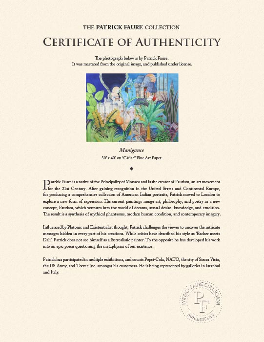 "Manigance" by Patrick Faure-Artography Limited