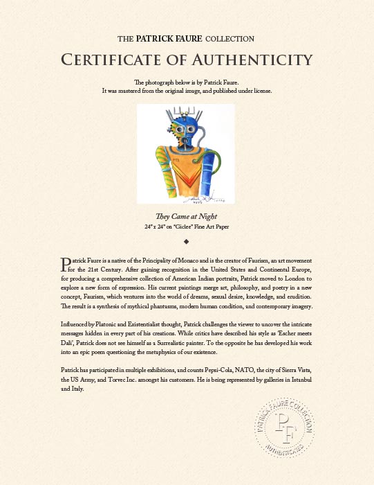 "They Came at Night" by Patrick Faure-Artography Limited