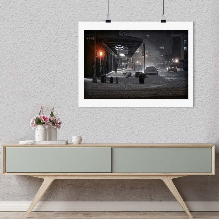 "Snowy Night, NYC" by Viet Chu Photography-Artography Limited