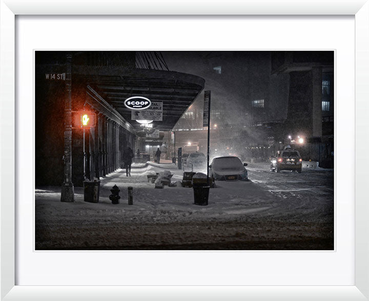 Snowy Night, NYC Wall Decor Photography by Viet Chu