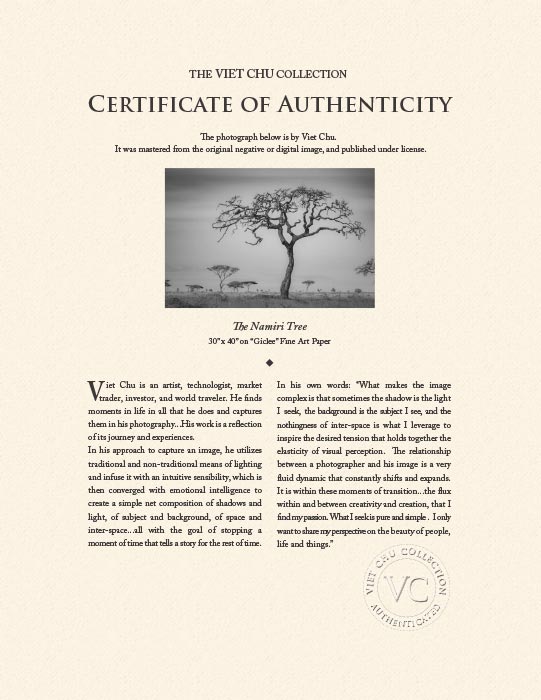 "The Namiri Tree" by Viet Chu Photography-Artography Limited