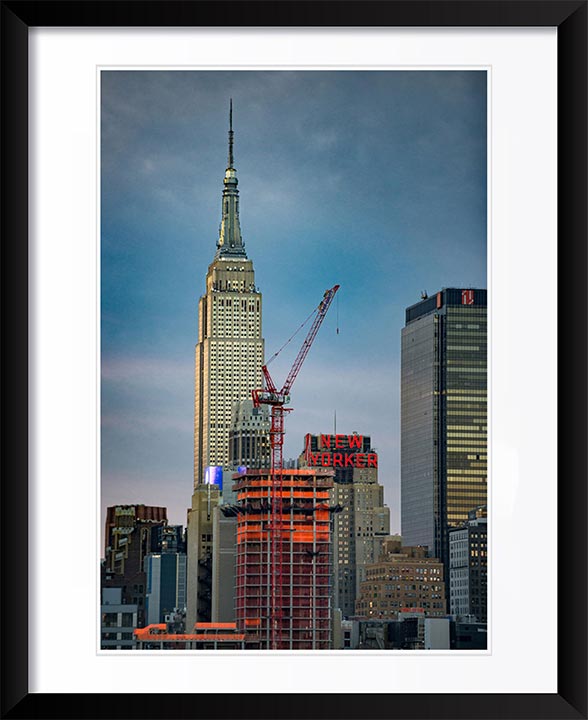 NYC New Yorker, Empire State Wall Art by Viet Chu