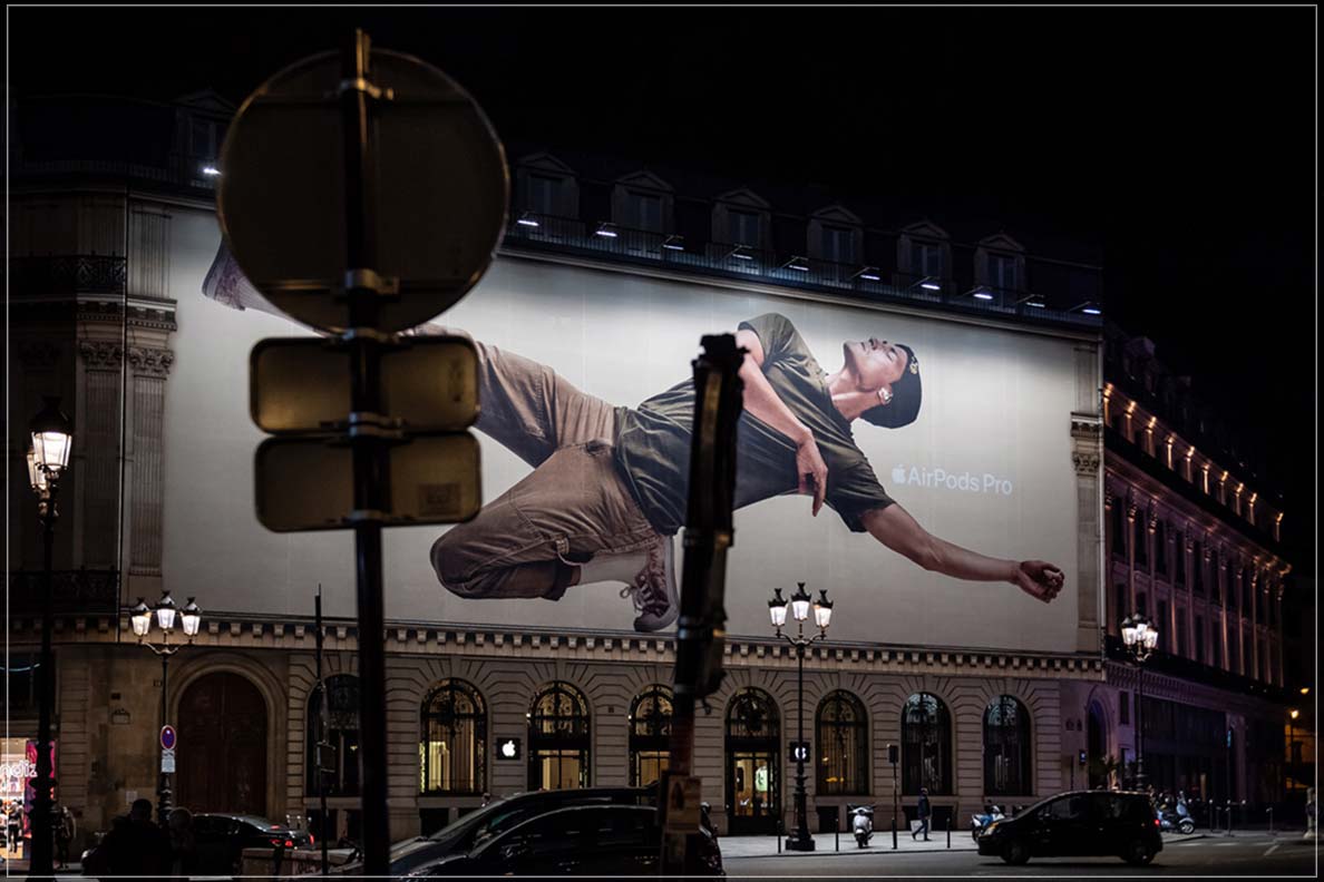 Paris Billboard, Wall Art by Viet Chu Photography