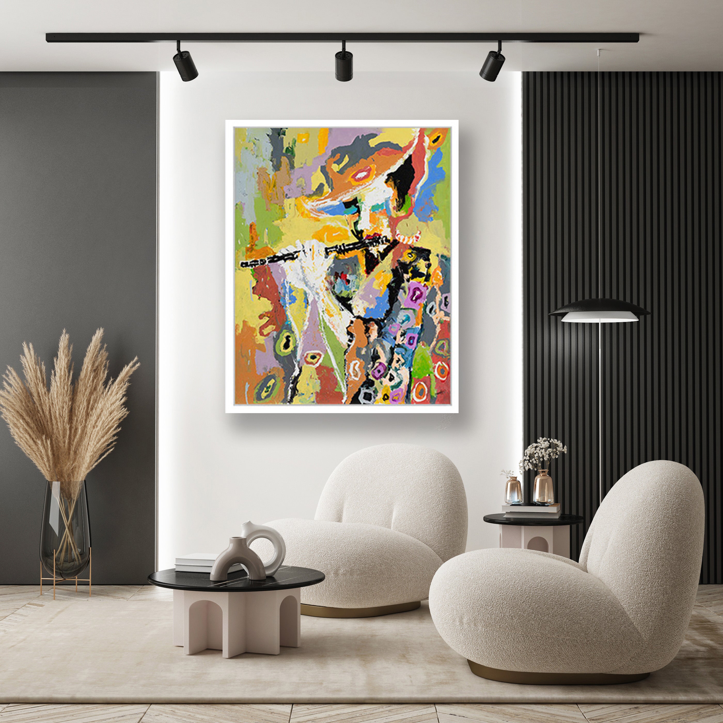 Time Square - Mix Media Wall Art
