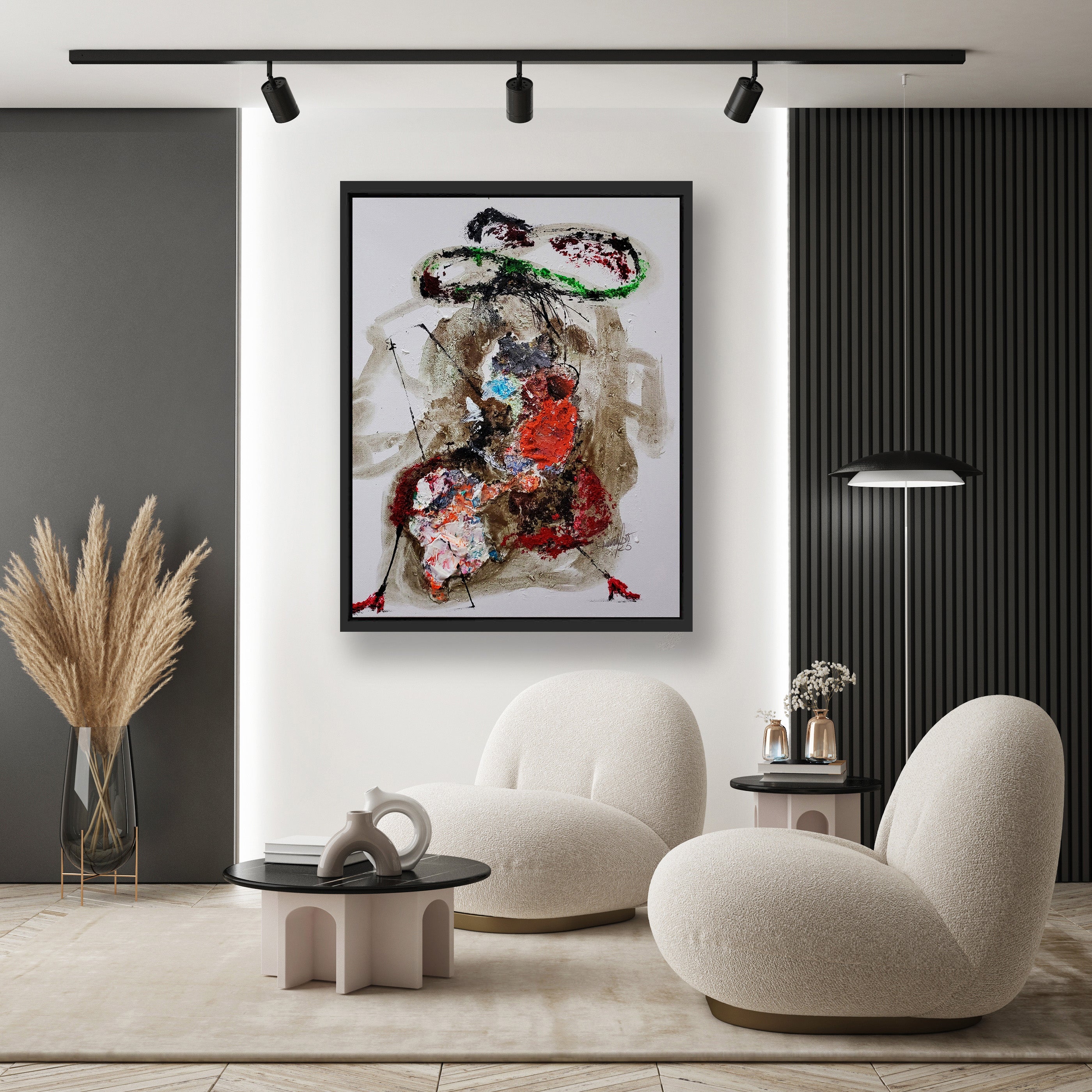 "Spanish Serenade" - Mix Media Wall Art
