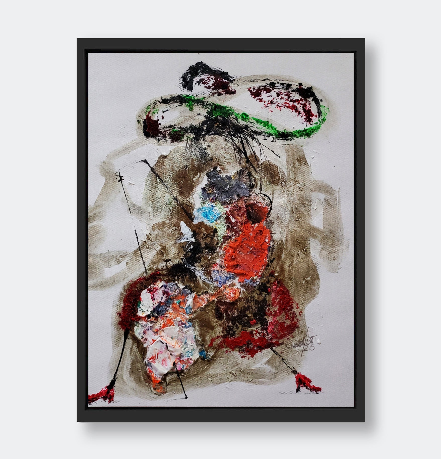 "Spanish Serenade" - Mix Media Wall Art