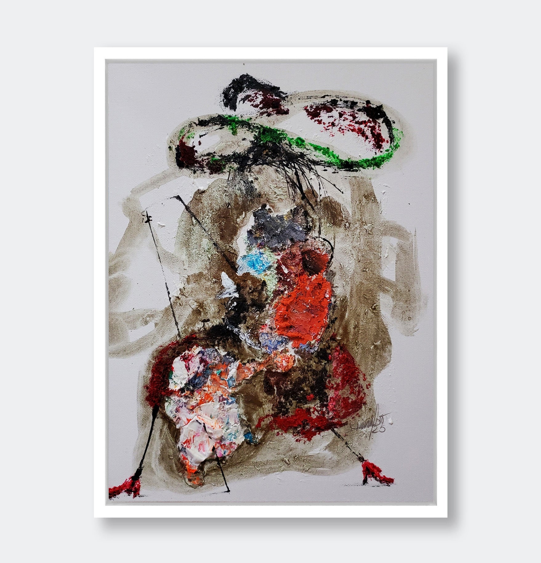 "Spanish Serenade" - Mix Media Wall Art