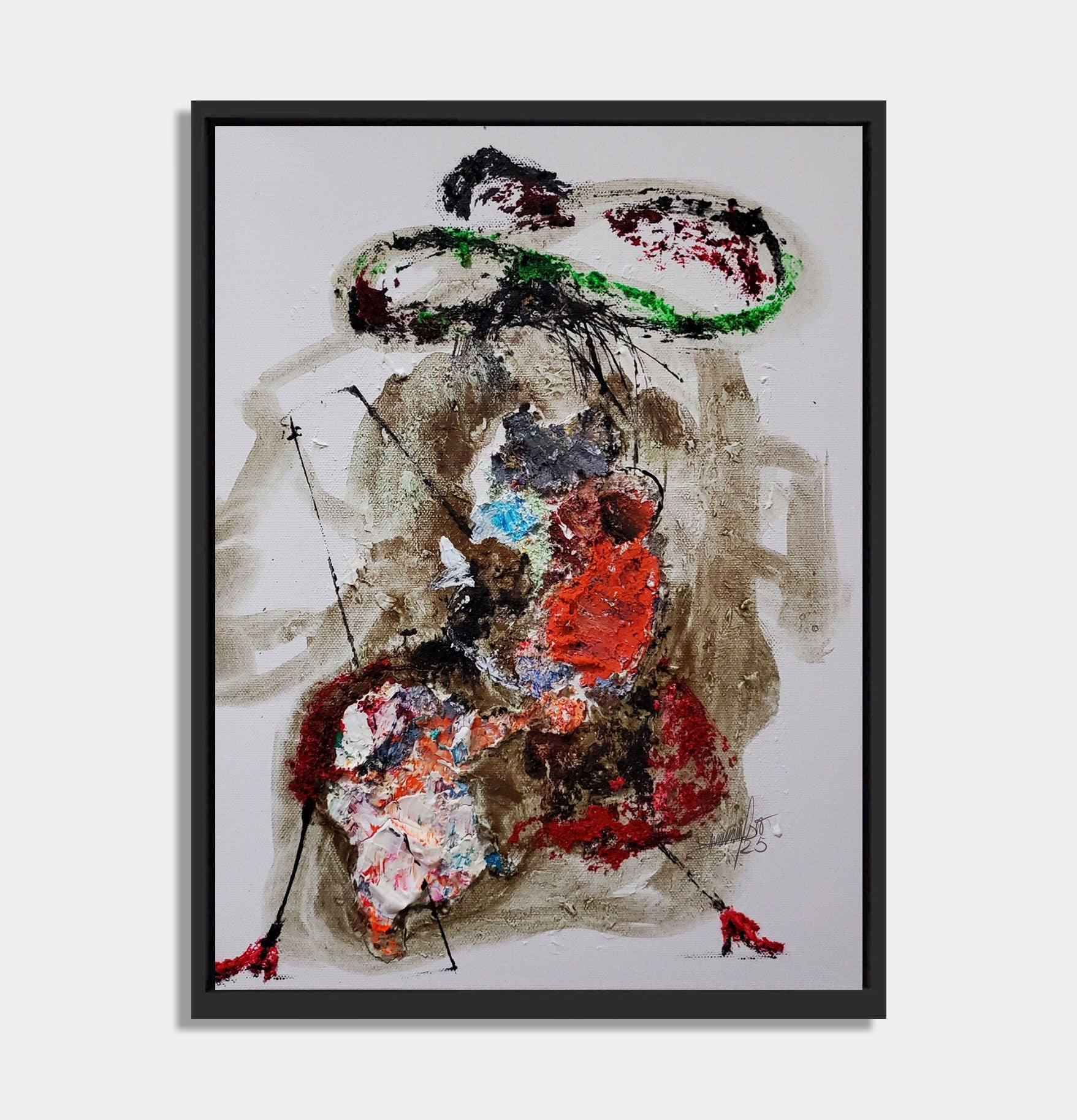 "Spanish Serenade" - Mix Media Wall Art