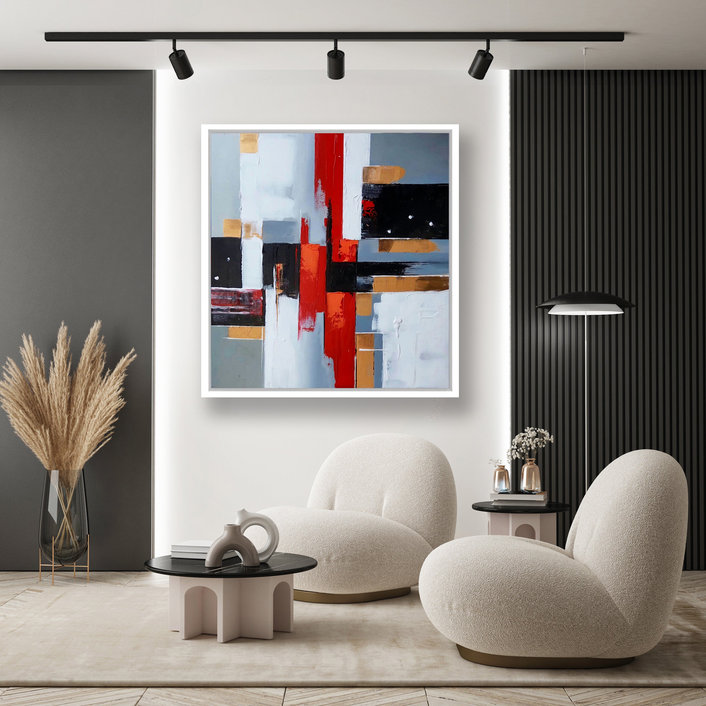 "Forge of Silence" - Abstract Wall Art