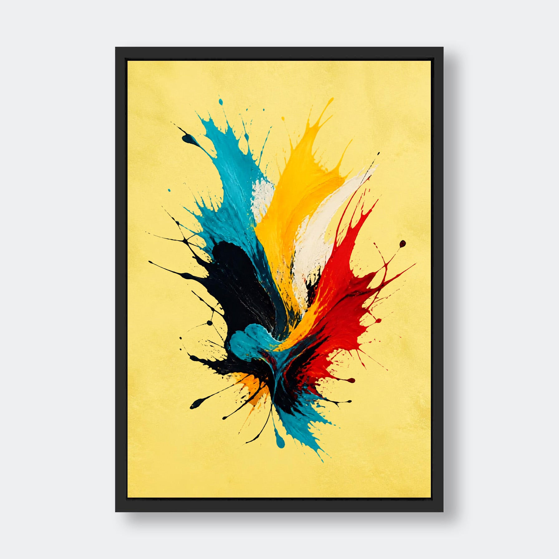 "Creative Collision" - Abstract Wall Art