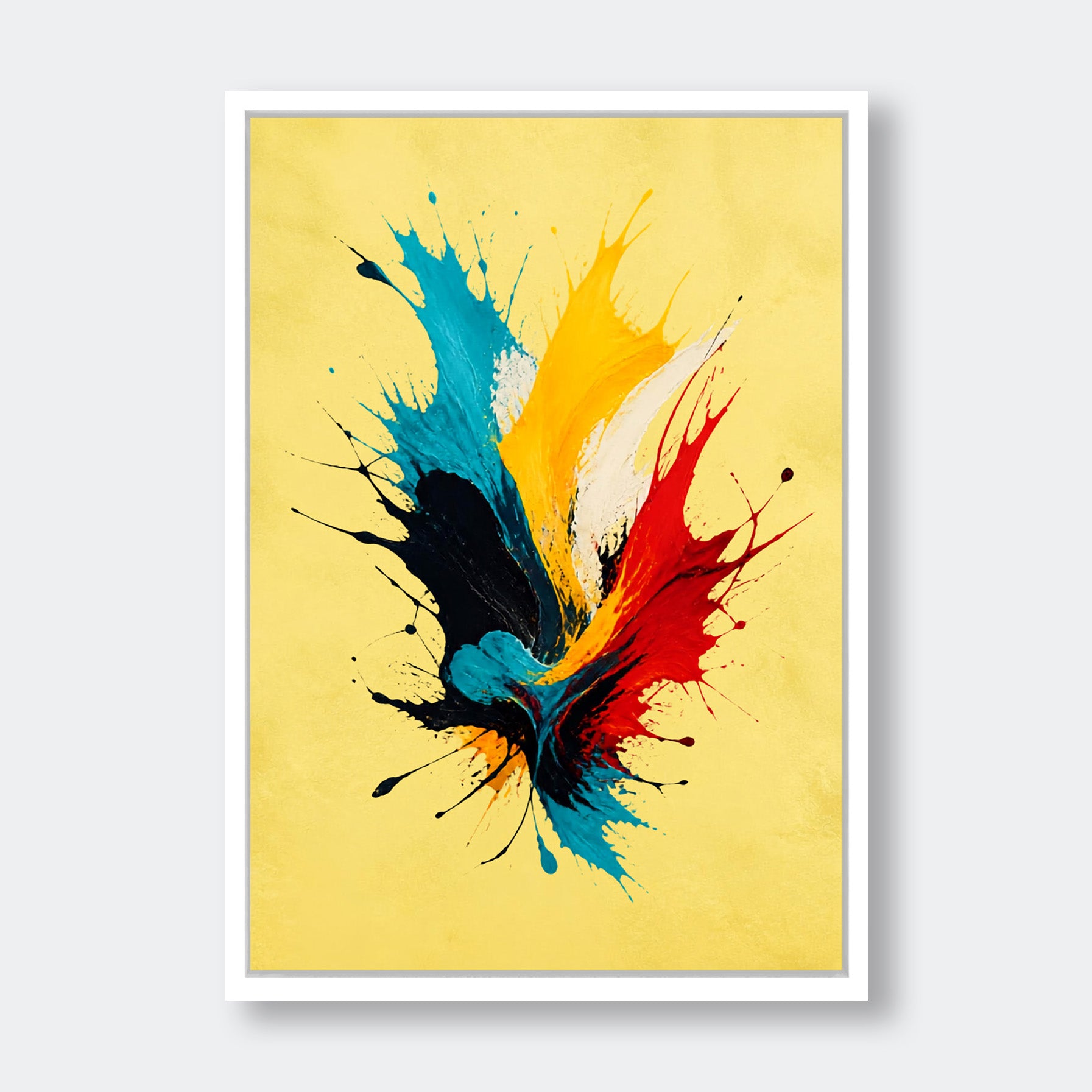 "Creative Collision" - Abstract Wall Art