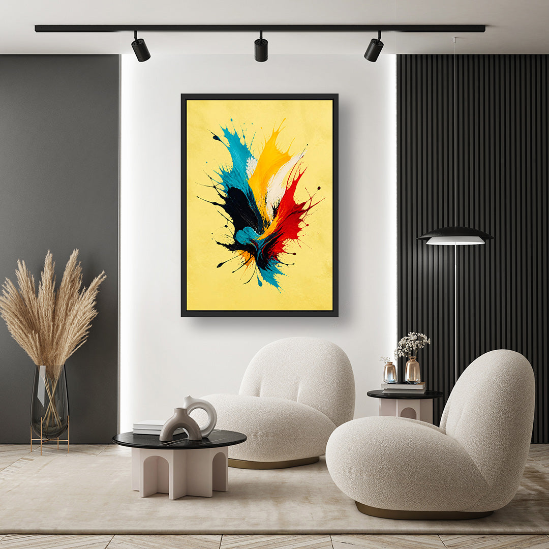 "Creative Collision" - Abstract Wall Art