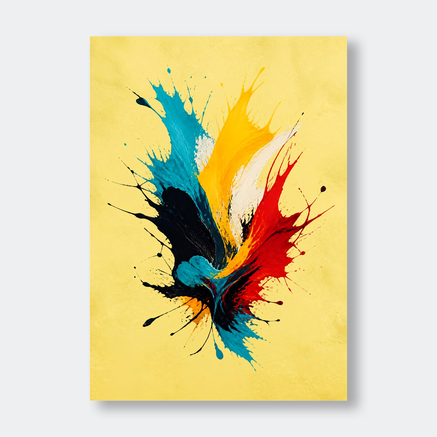 "Creative Collision" - Abstract Wall Art