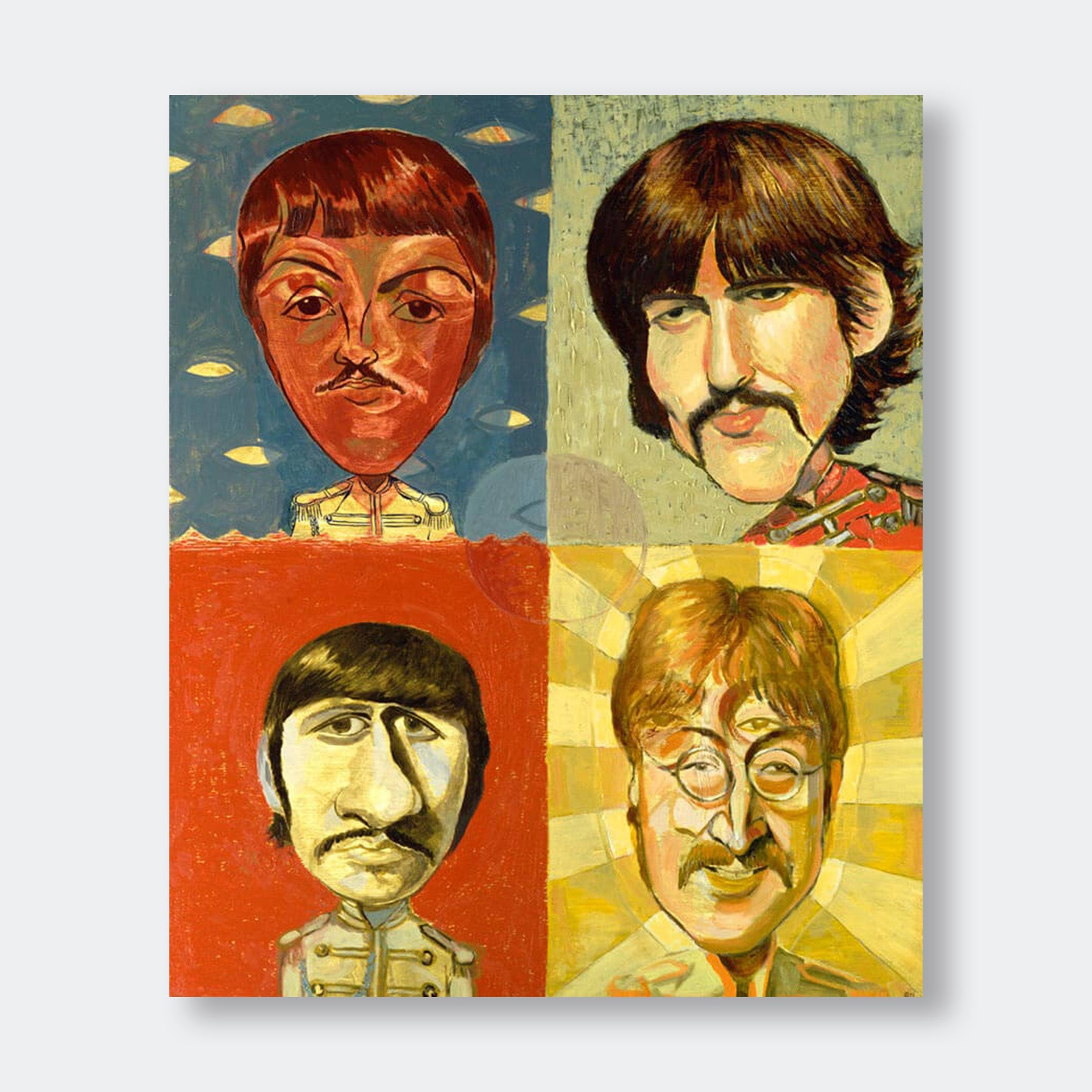 "The Beatles" -Caricature Art by Dan Springer