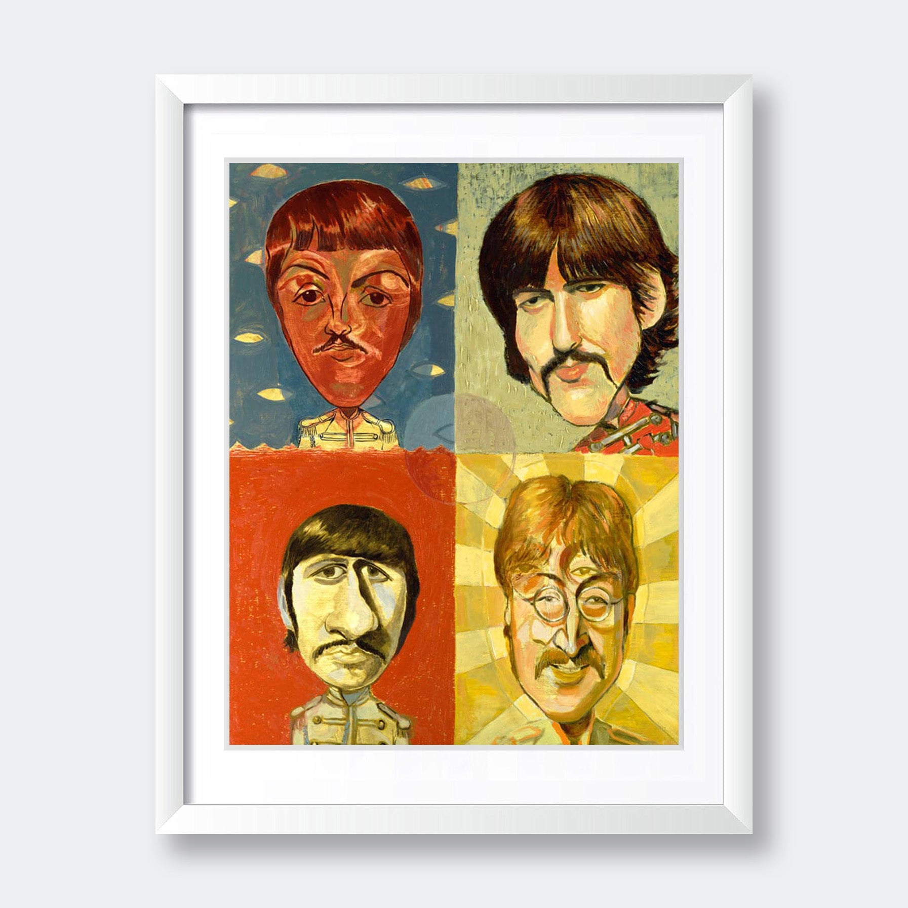 "The Beatles" -Caricature Art by Dan Springer