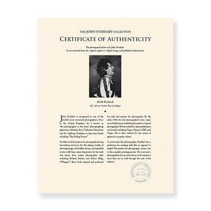 "Keith Richards Portrait" - Celebrity Photography