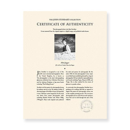 "Mick Jagger Portrait" - Celebrity Photography